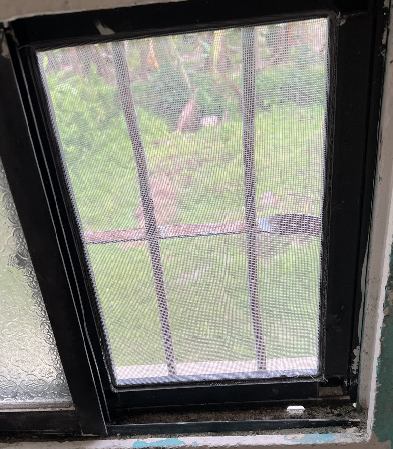 紗窗修復完工圖